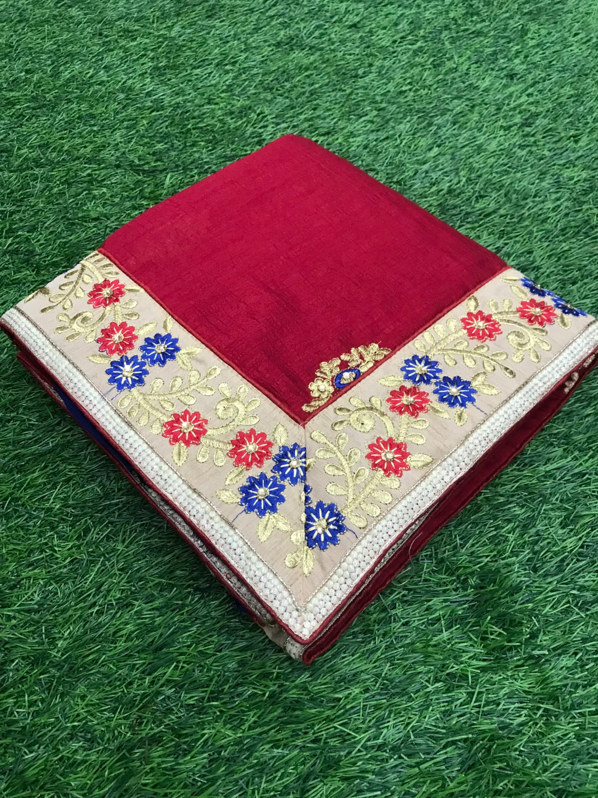 404 SBP Embroidery Double Colour Sarees Silk Catalog